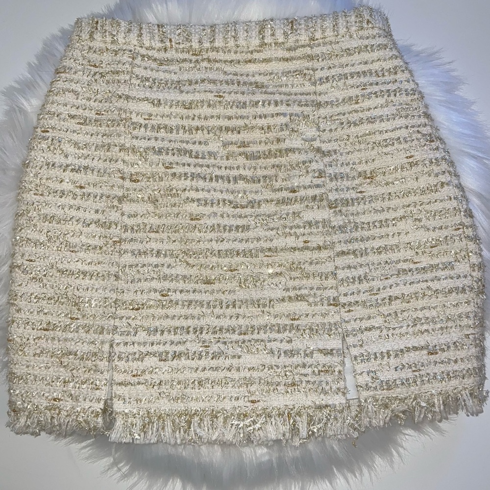 NBD Gold and White Skirt